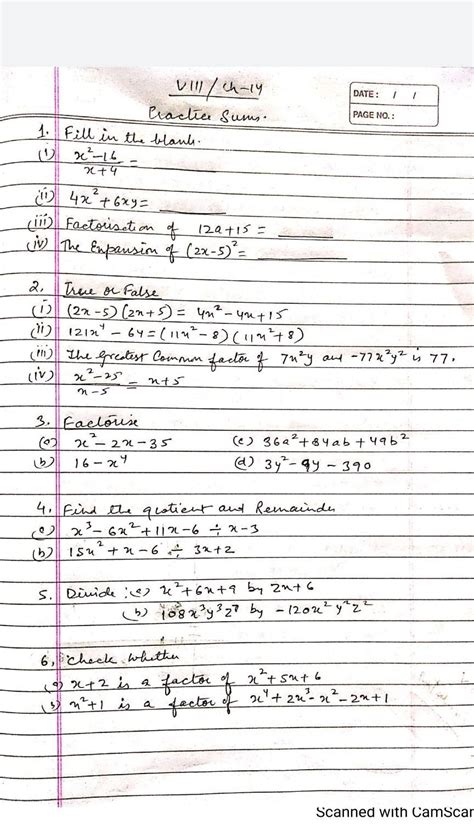 please solve the whole worksheet - Brainly.in