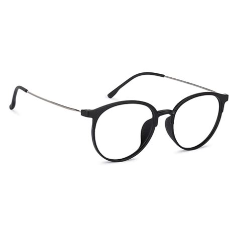 Buy Matte Black Gunmetal Black Full Rim Round Lenskart Air Online Air ...