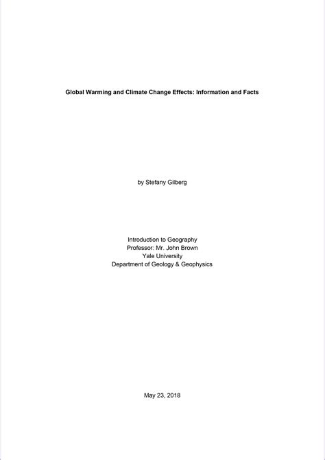 Chicago Style Format Example Paper 的图像结果