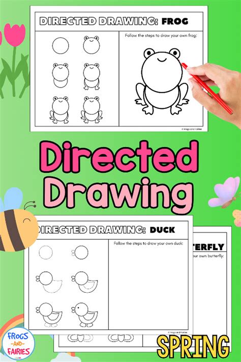 Image result for Spring Directed Drawing