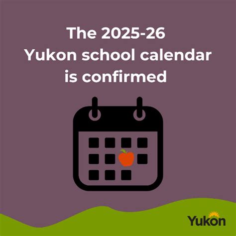 The Yukon school calendar dates have... - Government of Yukon | Facebook