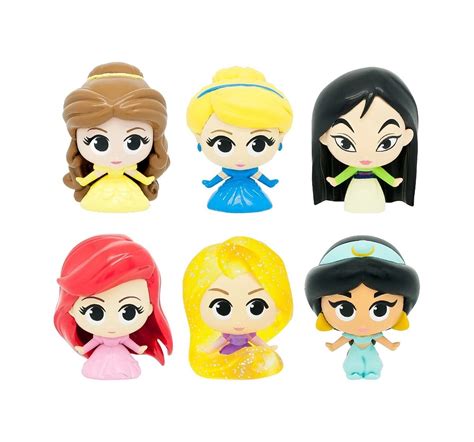 Buy Fash'Ems Squishy Disney Princess S2 Toy Figures for Kids Age 4Y ...