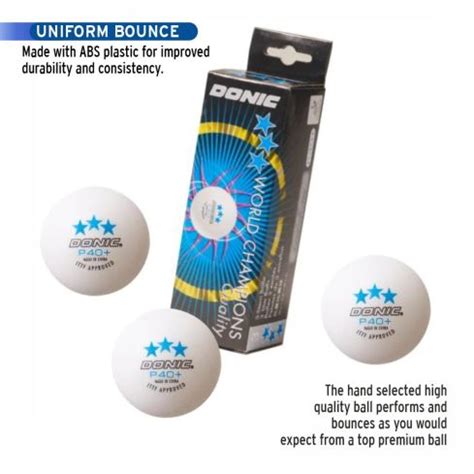 Donic Exclusive 40+ 3* Ball (Pack of 12)