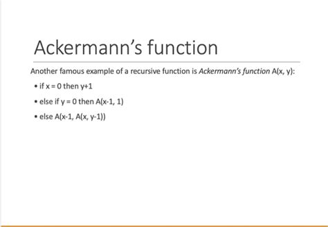 Ackermann Function Values 的图像结果