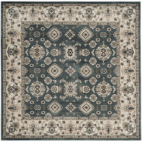 Safavieh Lyndhurst Samadan 7 X 7 (ft) Dark Teal/Cream Square Indoor ...