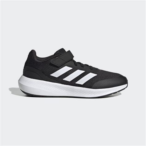 adidas RunFalcon 3.0 Elastic Lace Top Strap Shoes - Black | adidas India