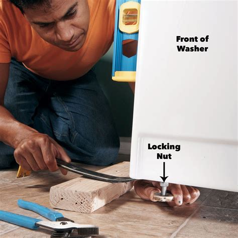 How to Fix Legs Under Washing Machine 的图像结果