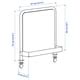 RELATERA whiteboard/magnetic board, light grey-green - IKEA