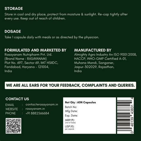 Ashwagandha KSM66 - Pure Root Extract for Stress relief - Pack of 1 ...