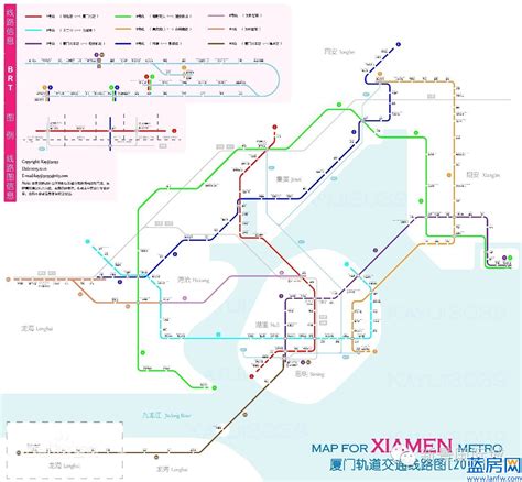 厦门地铁最新规划图