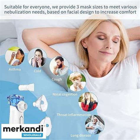 Portable Nebulizer Machine - Handheld Mini Mesh Nebulizer for Adults ...