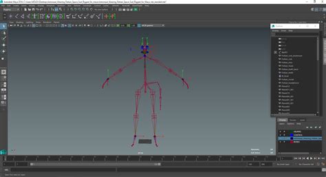 Astronaut Wearing Feitian Space Suit Rigged for Maya 3D | 3D Molier ...