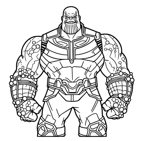 Thanos coloring pages - ColoringLib