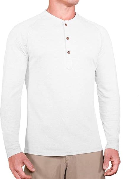 Buy CC Slim Fit Long Sleeve Henley Shirts for Men | Mens Henley Long ...