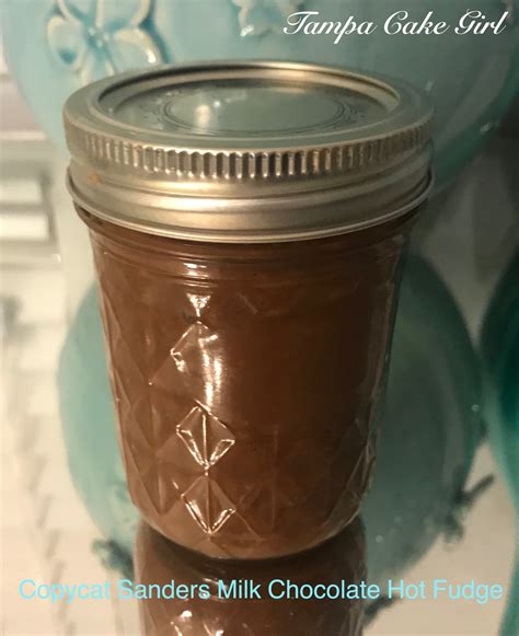 Copycat Sanders Milk Chocolate Hot Fudge | Tampa Cake Girl