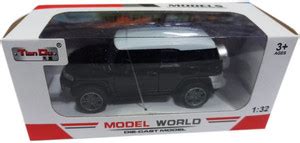 khilone TOYOTA SUV CRUISER CAR DIE CAST METAL DOOR OPENABLE Black ...