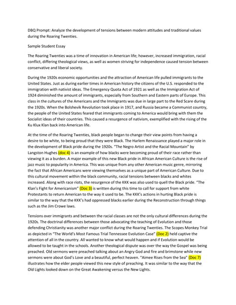 Image result for DBQ Intro Example