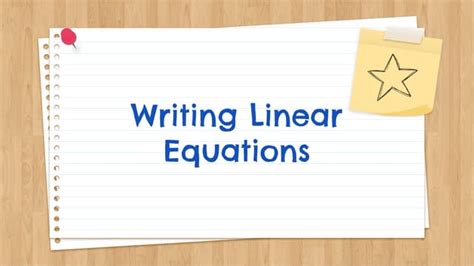 Applications of Writing Linear Equations 的图像结果