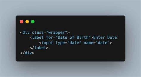 Image result for Date Format HTML