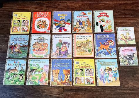 Vintage Little Golden Books 1980s Collection Lot of 17 - Etsy