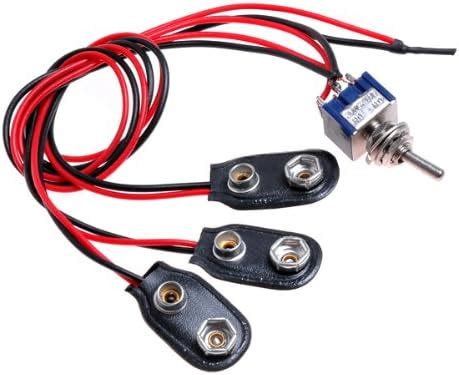 Kmise Nice 18 Volt Mod Guitar Harness For Pickup w/Mini Switch- 9V/18V ...