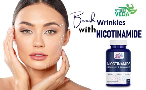 FITNESSVEDA Nicotinamide(Nmn) Quercetin + Resveratrol Supplement Boosts ...