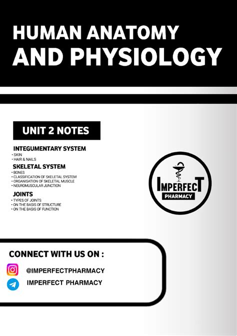 UNIT 2 HAP ( Imperfect Pharmacy ) - HUMAN ANATOMY AND PHYSIOLOGY UNIT 2 ...