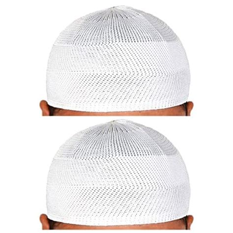 Buy Shri Shri Handicraft Islamic Prayer Kufi Muslim Cap for Men or boy ...