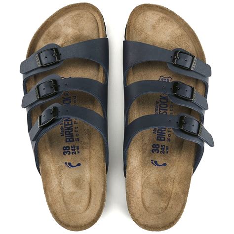 BIRKENSTOCK Florida Soft Footbed Birko-Flor Sandal - Blue