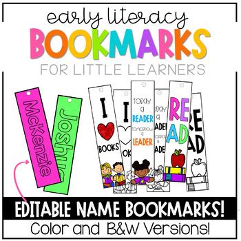 Library Bookmarks by The Creative Teacher's Toolbox | TpT