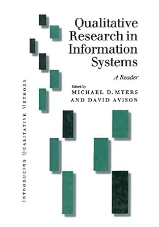 Qualitative Research in Information Systems: A Reader (Introducing ...