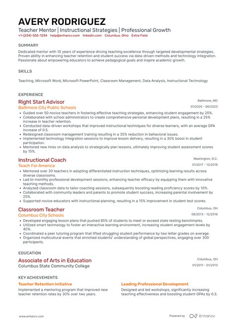 24 New Teacher Resume Examples & Guide for 2025