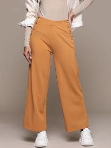 Roadster Women Orange Trousers - Buy Roadster Women Orange Trousers ...