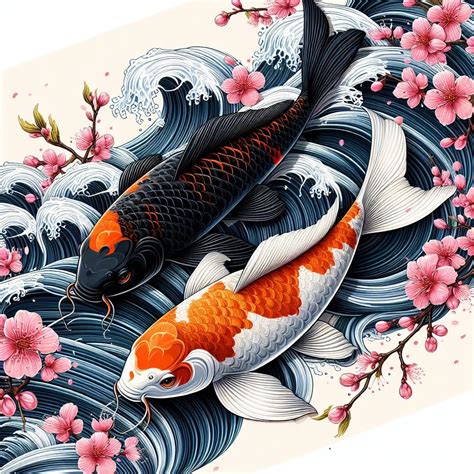 Koi Fish Represent