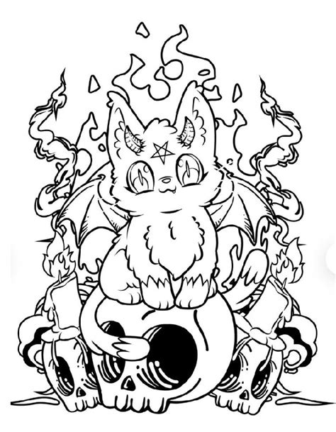 Horror Coloring Pages (Free Printable PDF)