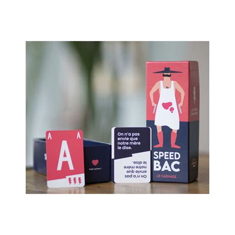 Acheter Speed Bac Rouge - Le Carnage - Editions Napoléon - Jeux de société
