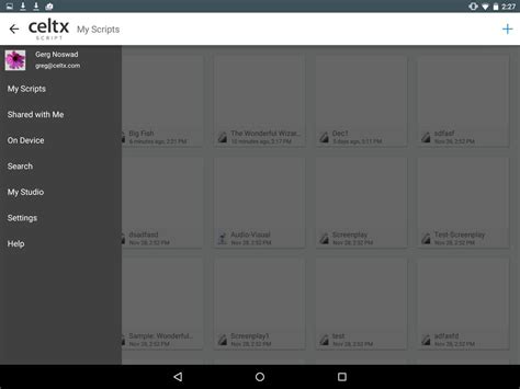 Image result for Celtx Sample Script Download