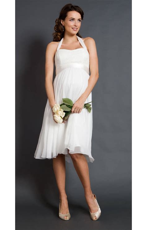 Alya Lace Maternity Wedding Dress (Short) - Maternity Wedding Dresses, Evening Wear and Party ...