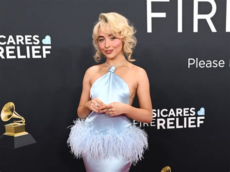 Sabrina Carpenter Dress Grammys 2025 Wears 50-Carat Diamond