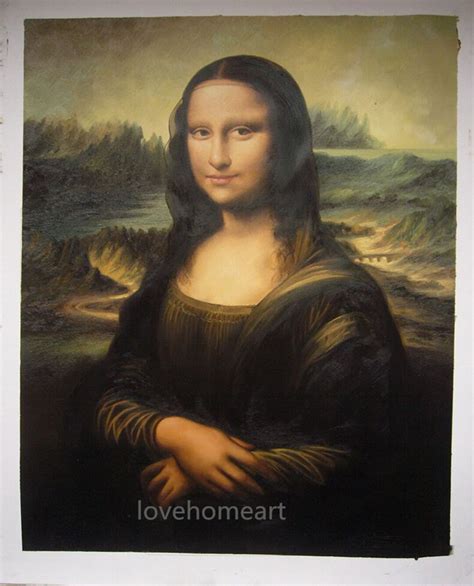 Famous Oil Painting Leonardo Da Vinci Monalisa Oil Painting ...