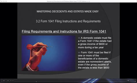 Image result for Form 1041 Filing Tips
