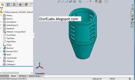 Image result for SolidWorks Pattern Tutorial