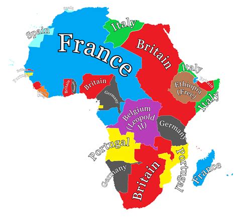 Africa according to the Conference of Berlin (1884-1885) : r/MapPorn