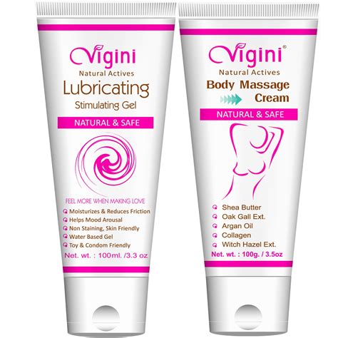 Vigini Breast Firming Bust Tightening Size Increase Cream & Vaginal Lu ...