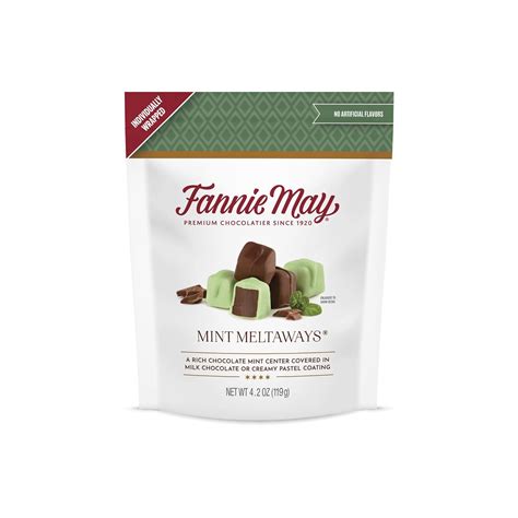 Amazon.com: Fannie May, Premium Milk Chocolate Candy, Mint Meltaways, 4 ...