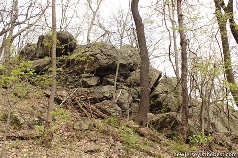 Boulders and trees at Ledgewood Park/Morris Canal Park – New Jersey is ...