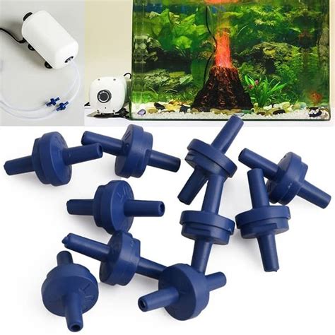 VAYINATO® Aquarium Air Pump Check Valve One Way, 10 Pcs - Fish Tank Non ...