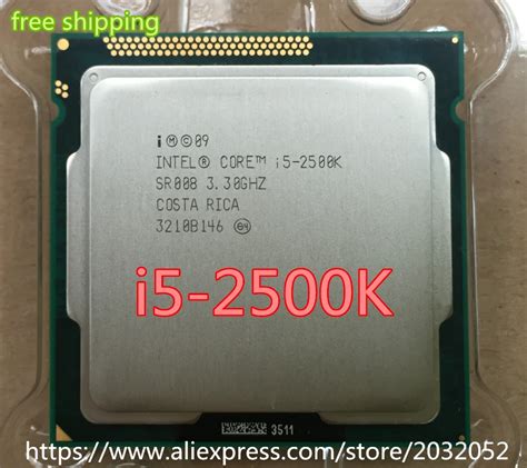 Procesador Intel i5 2500K Quad Core 3,3 GHz LGA 1155 TDP:95W 6MB caché ...