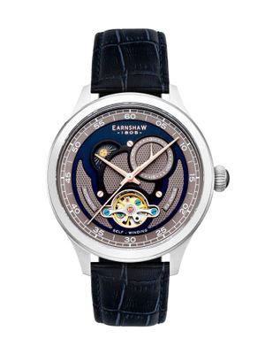 Buy Earnshaw BARON Moonphase Automatic Blue Round Dial Mens Watch - ES ...