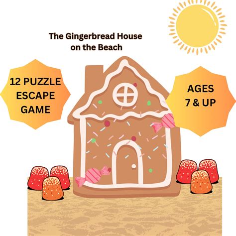 The Gingerbread House Mystery Escape Game | Ages 7+ | 12 Puzzles | 60 ...